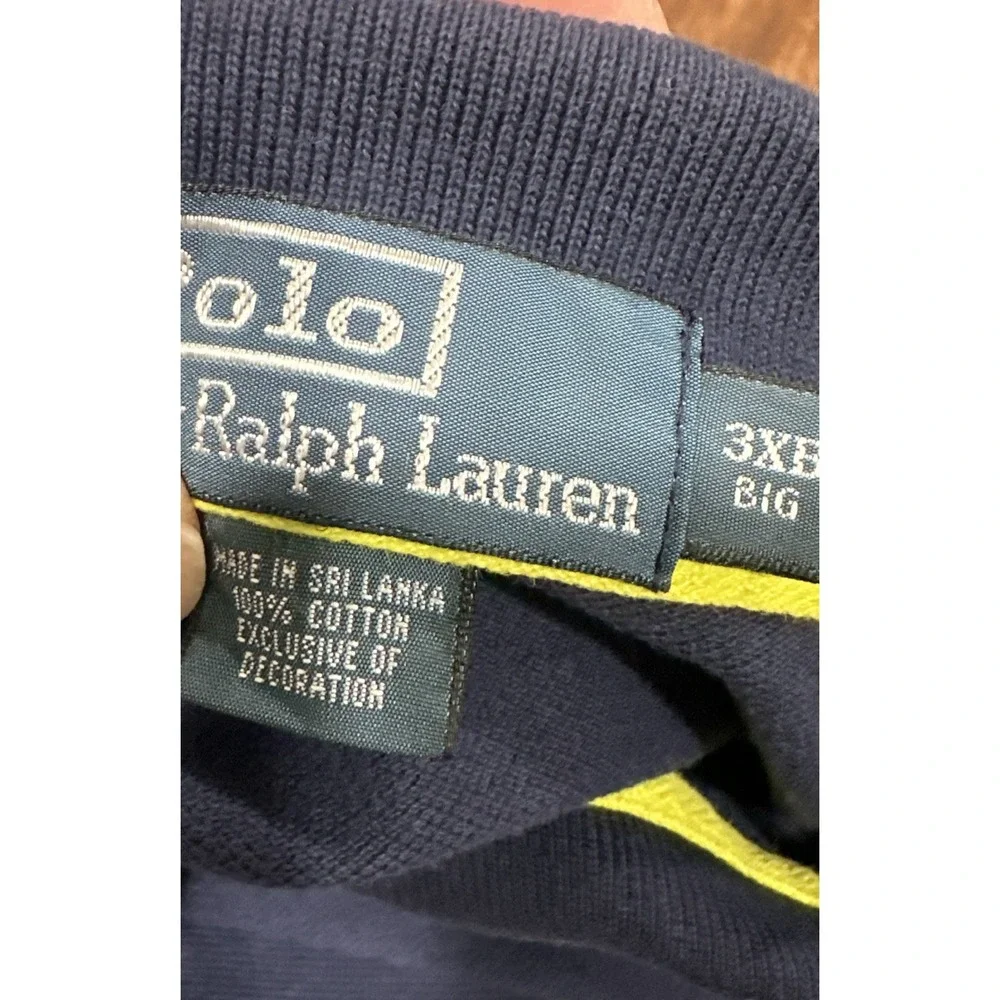 Polo Ralph Lauren Big Pony Shirt Adult 3XB Blue #3 Big